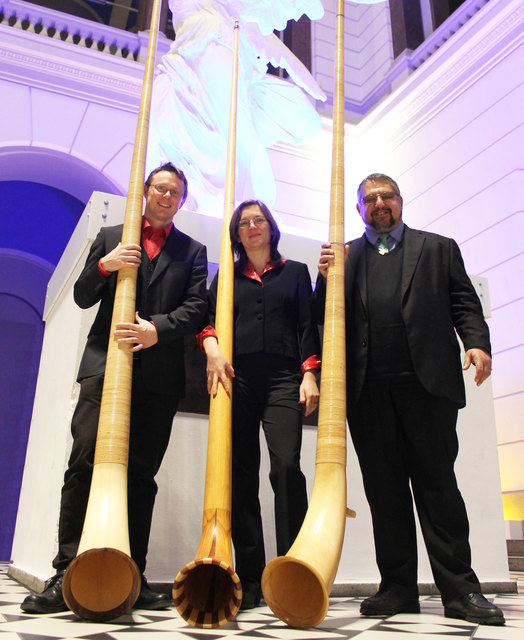 Das Ensemble "alphorn absolut berlin" kommt auf Einladung von "die a(l)potheker" nach Obernberg. | Foto: Vogel