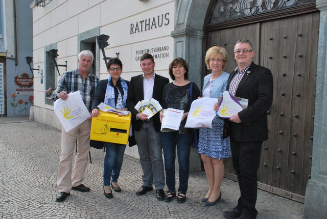 Gerald Stoxreiter, Heidi Penker, Philipp Schober, Sylvia Treffen, Hedwig Egger und Hubert Rudiferia