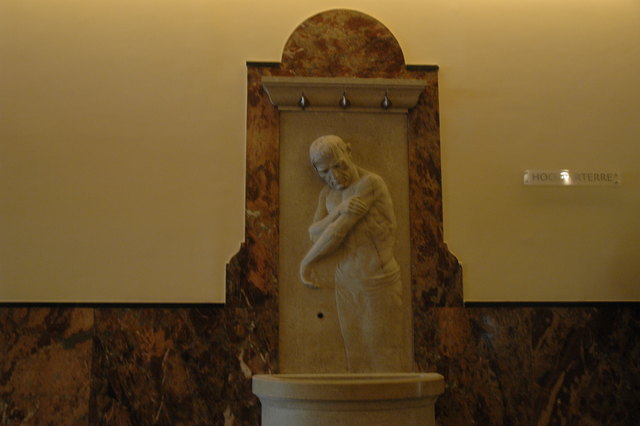 Originalelemente der Innenarchitektur blieben erhalten.