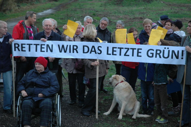 1.300 Anrainer unterschrieben eine Petition gegen die Verbauung der Grünfläche bei der Hervicusgasse. | Foto: Bunke