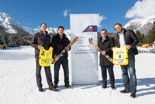 Andreas Schranz (ÖBB-Postbus), Auderer (Auderer Reisen), Franz Sailer (ÖVG), Philipp Jurschitz (VVT). | Foto: Foto: VVT/Thomas Steinlechner