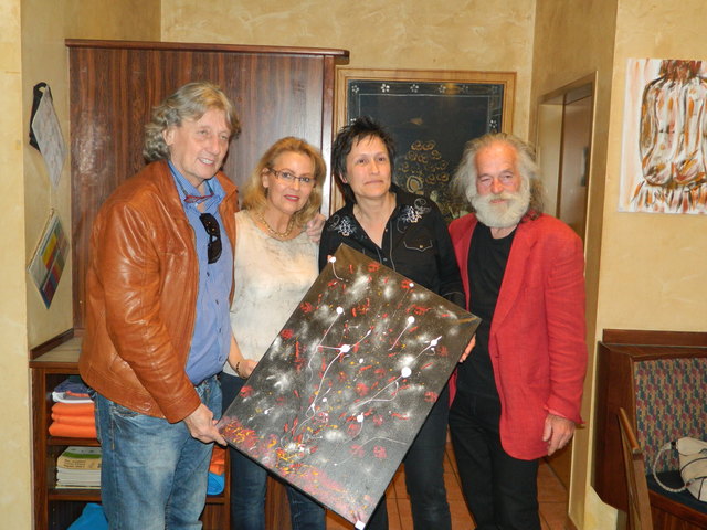 Horst Gradischnig, Helga Cech, Christa Weitzer und Centauri Alpha