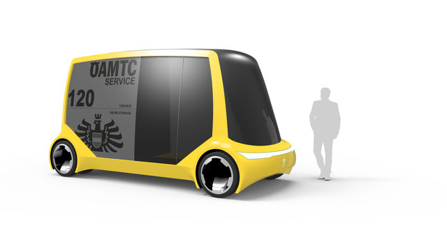 Wenn vom Mobility Manager kein Ersatz zum defekten Verkehrsmittel in unmittelbarer Nähe gefunden werden kann, wird das ÖAMTC-Mitglied im Fahrzeug bis zum nächsten möglichen Verkehrsmittel mitgenommen, um so eine Weiterfahrt zu ermöglichen. | Foto: ÖAMTC/Kunstuni