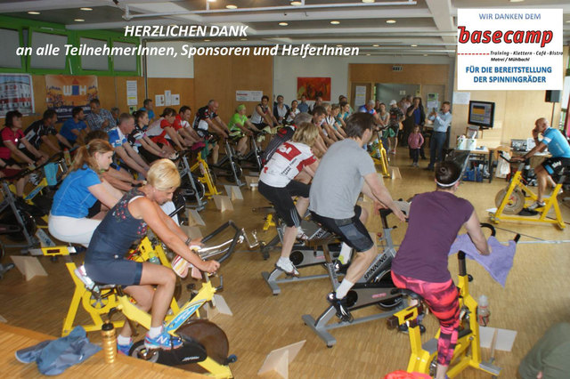 Klar zu sehen: Beim 24-Stunden-Spinningmarathon des Sportvereins Sistrans wurde geradelt, was das Zeug hielt! | Foto: SV Sistrans