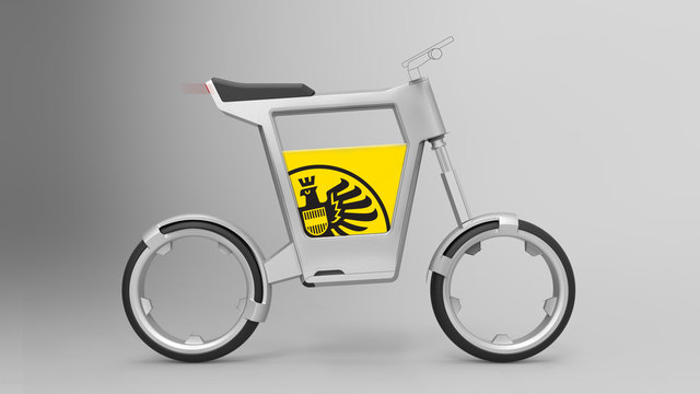 In Stadtzentren und in verkehrsbefreiten Zonen kommt das ÖAMTC E-Bike zum Einsatz. Bei Pannen mit Fahrrädern, E-Bikes oder bei kleinen Pannen mit Autos in zentralen Gebieten ist ein elektrisches Fahrrad einem Auto in Bezug auf Geschwindigkeit und Flexibil | Foto: ÖAMTC/Kunstuni