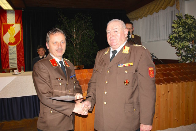Reinhold Peischl wurde rückwirkend mit 1.1.2016 zum neuen Ortskommandanten von Gaas befördert. | Foto: Bezirkskommando
