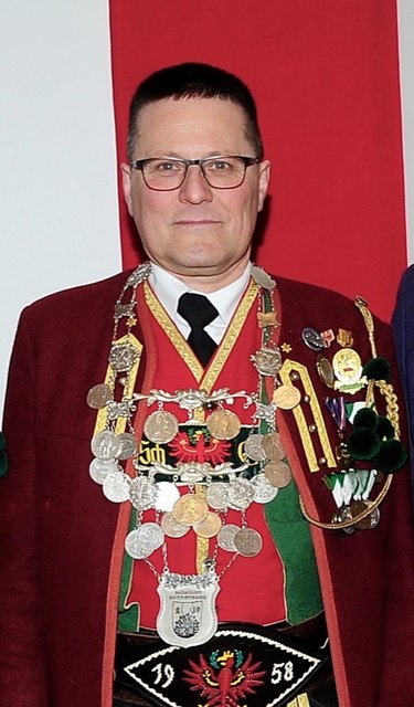 Zum 12. Mal Schützenkönig des Bataillons Sonnenburg: Klaus Bucher aus Grinzens