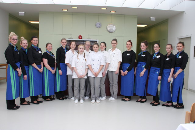 Die Küchen- und Serviceteams überzeugten Aufsichtslehrerinnen und Gäste gleichermaßen.