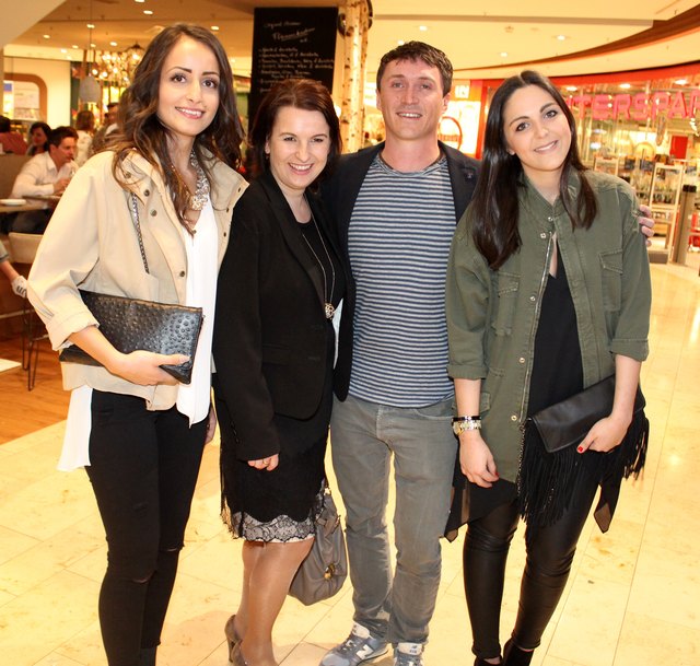 Jasmin Schmid (Sisley), Linda Pinter (TUI), Roman Ecker (Gigasport) und Anna Zöschg (Tally Weijl)