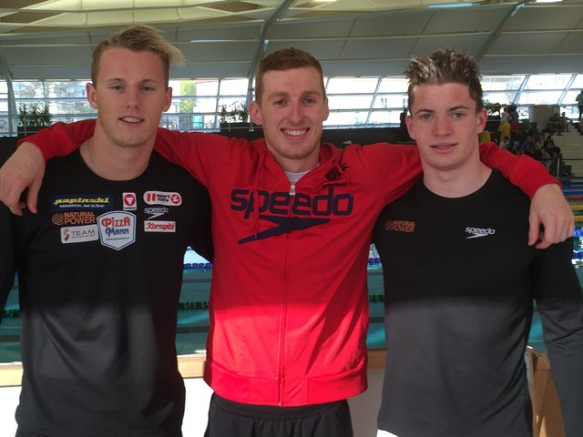 Sebastian Steffan, Johannes Dietrich und Alexander Trampitsch (vlnr)