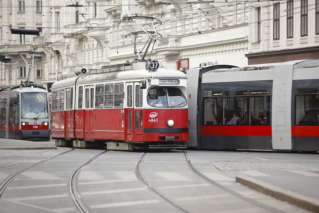 Die Straßenbahnkreuzung Währinger Straße, Nußdorfer Straße und Spitalgasse wird ab Juli saniert. | Foto: Wiener Linien