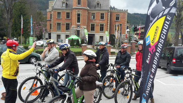 Ein Fahrsicherheitstraining mit E-Bikes konnte in Schladming ebenfalls absolviert werden. | Foto: KK