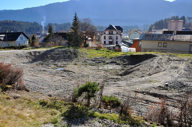 Hier stand einst der alte Kindergarten...