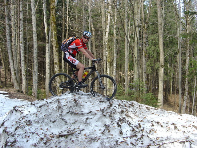etwas Schnee von Gmunden zum Laudachsee