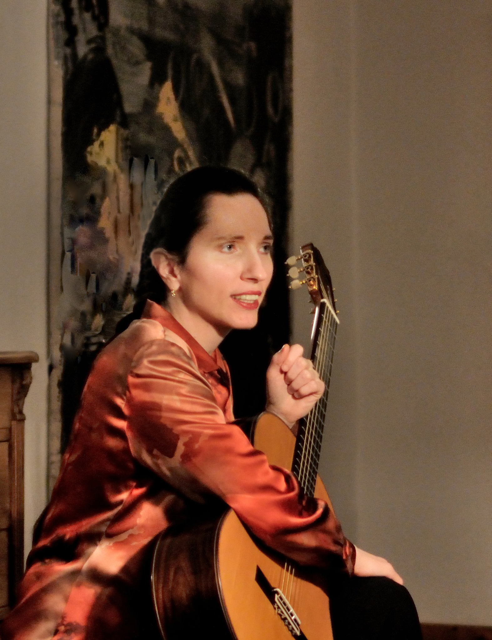 Die bekannte Gitarrensolistin Johanna Beisteiner gastiert beim