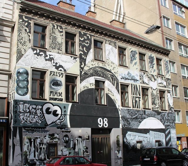 Streetart 1070 Wien Burggasse