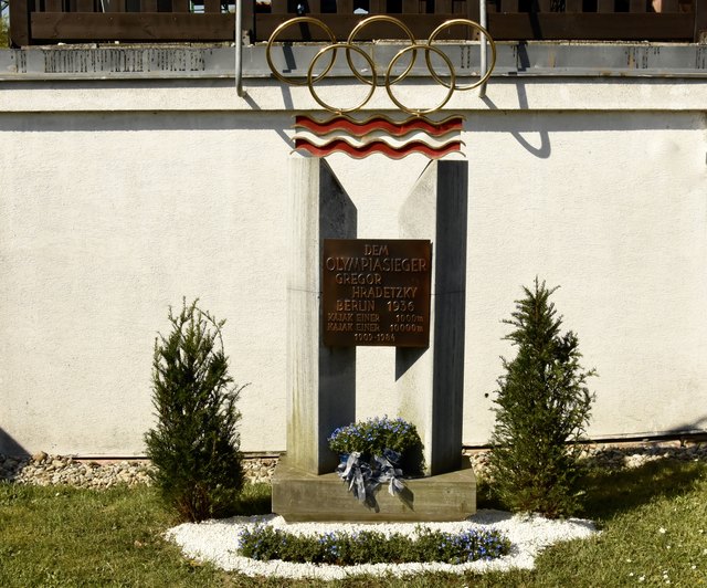 Neue und letzte Heimat für das in der Vergangenheit immer wieder umstrittene Hradetzky-Denkmal.