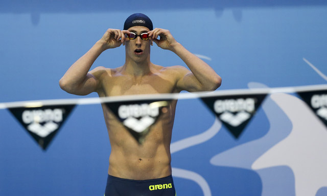 Heiko Gigler mit Blickrichtung Langbahnen Schwimmeuropameisterschaft/London. | Foto: Heiko Gigler/KK