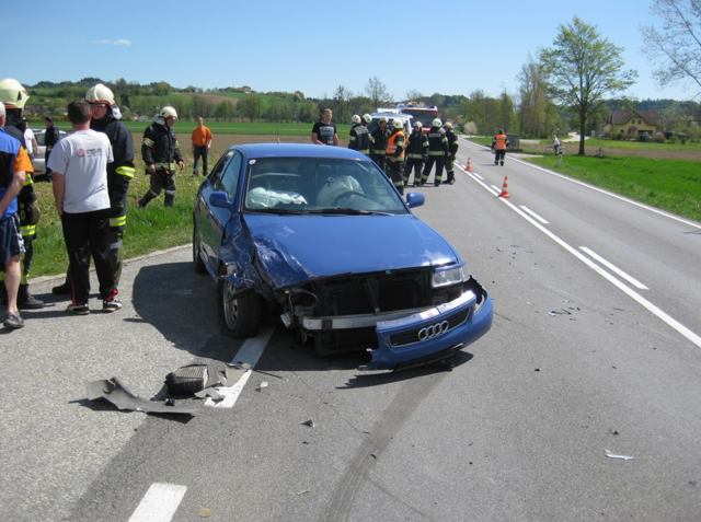 "Unfall mit eingeklemmter Person" in Arbing am 16. April zu Mittag | Foto: FF Baumgartenberg