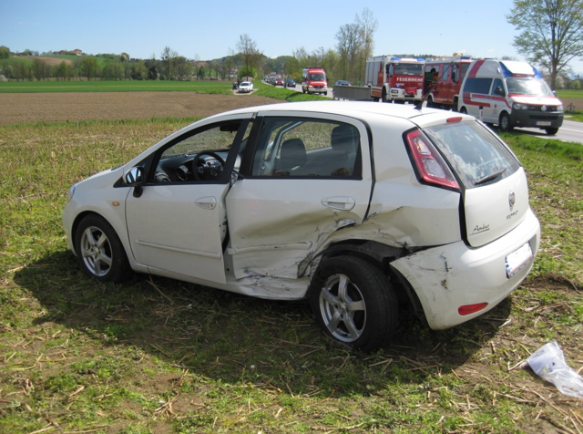 "Unfall mit eingeklemmter Person" in Arbing am 16. April zu Mittag | Foto: FF Baumgartenberg