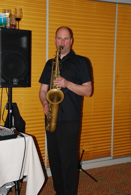 Richie Pusavec sorgte für musikalische Umrahmung beim Dinner