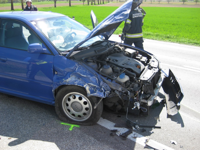 "Unfall mit eingeklemmter Person" in Arbing am 16. April zu Mittag | Foto: FF Baumgartenberg