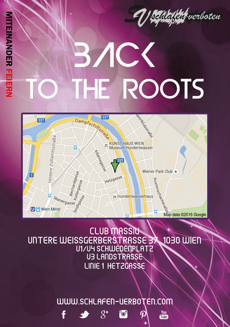 Back to the roots 90s - Flyer