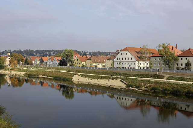 Wenn die Wetterwarnung kommt, werden die Planken aufgestellt | Foto: Peter Ferstl/Stadt Regensburg