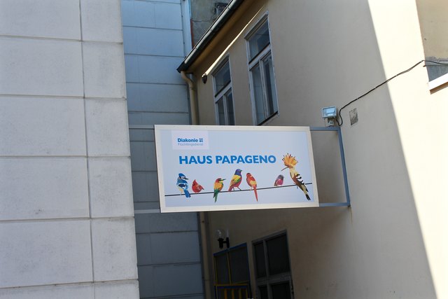 Im "Haus Papageno" der Diakonie in Meidling sind zwei Wohngemeinschaften für jugendliche Flüchtlinge untergebracht