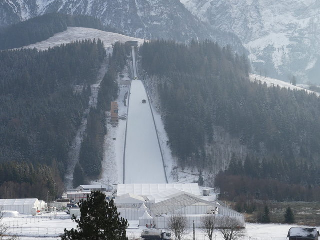 Auch wenn die Schneelage im kommenden Winter besser wäre - Kulmfliegen wird es 2017 wohl keines geben. | Foto: OK Kulm