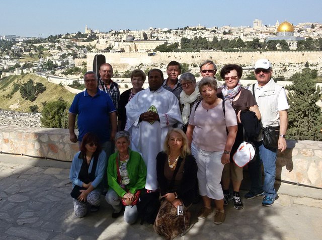Am Ölberg, Blick auf Jerusalem