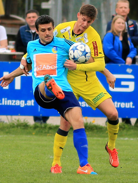 Beim 3:2-Sieg in Marchtrenk war Thomas Löffler (r.) nach seiner Verletzungpause erstmals wieder im Einsatz. | Foto: Klein