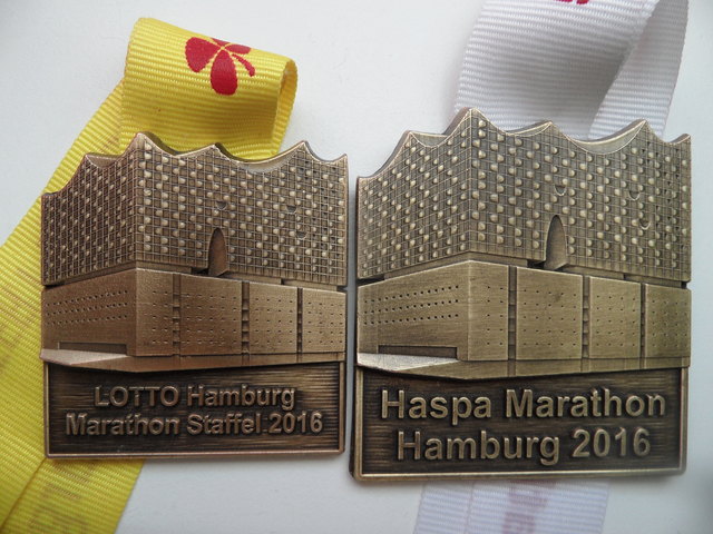 Ein Marathon, zwei Medaillen