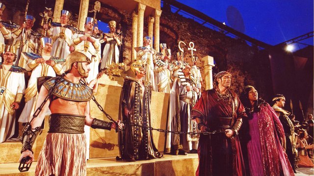 Die beliebte Oper "Aida" von Giuseppe Verdi wird in der Burgarena Reinsberg unter der künstlerischen Leitung von Karel Drgac aufgeführt. | Foto: privat