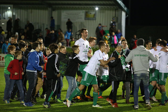 Nach dem Finaleinzug gegen Pettenbach (1:0) kannte der Wimsbacher Jubel keine Grenzen. | Foto: Florian Schaufler/www.imfocus.jetzt