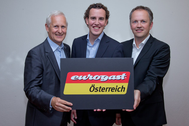 Geschäftsführung Eurogast Österreich: Mag. Thomas Walser, Mag. (FH) Alexander Kiennast und Mag. Armin Riedhart (v. re.). | Foto: Eurogast Österreich