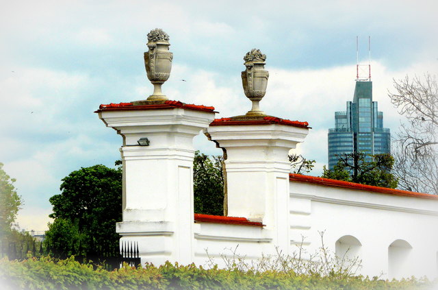 vom Augarten aus gesehen