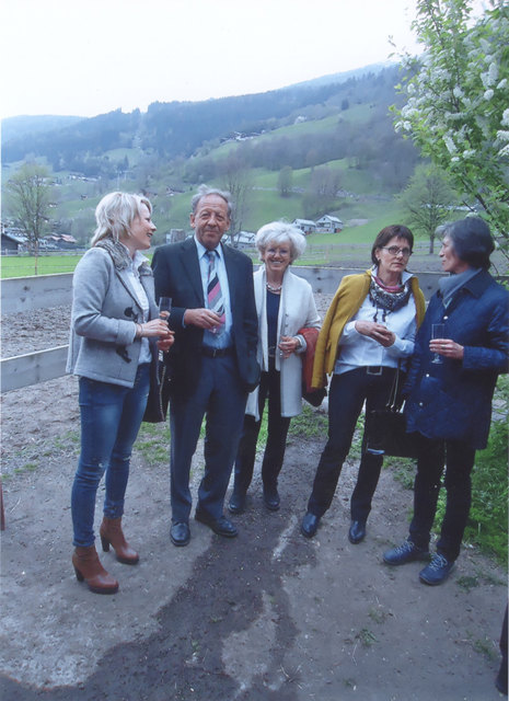 Karin Wieser, Altbürgermeister Friedhelm Capellari (Kitzbühel) mit Gattin Hedy sowie Maria Wieser und Elisabeth Ziepl.
