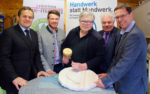 osef Resch, Benedikt und Stephan Pointner, Manfred Spiesberger, Hans Moser (v.l.). | Foto: WKO