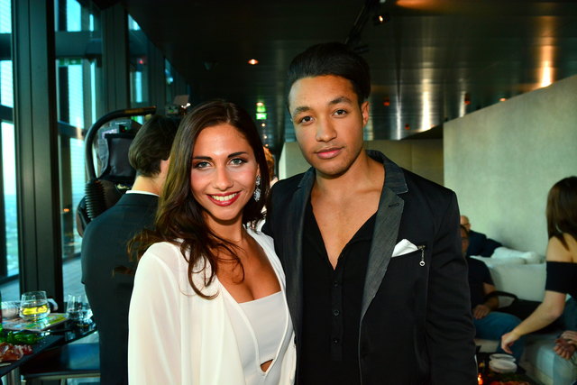 Miss Vienna 2015 Marleen Haubenwaller und Fashion Blogger Ilya Jay
