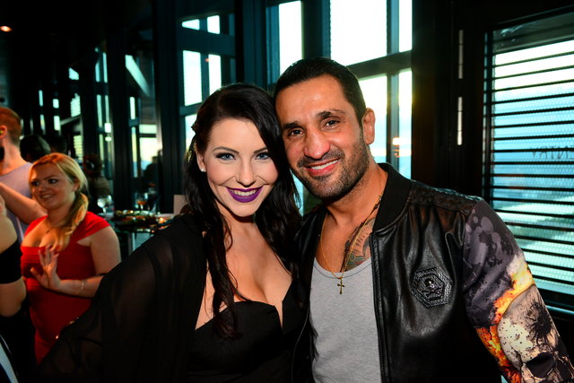 Carina Schwarz und Thai Box Champion Fadi Merza
