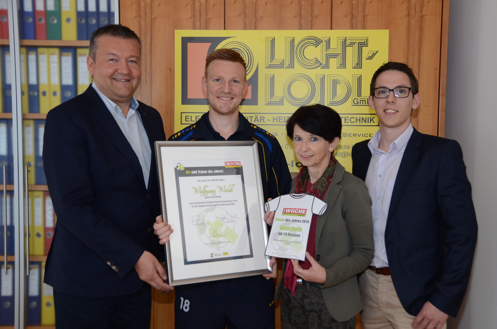 Wolfgang Waldl „Nachwuchstrainer des Jahres“ HartbergFürstenfeld