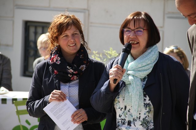 (V.l.) Karin Strempfl von der Freiwilligenbörse Region Gleisdorf und Frau Skerget-Lopetsch