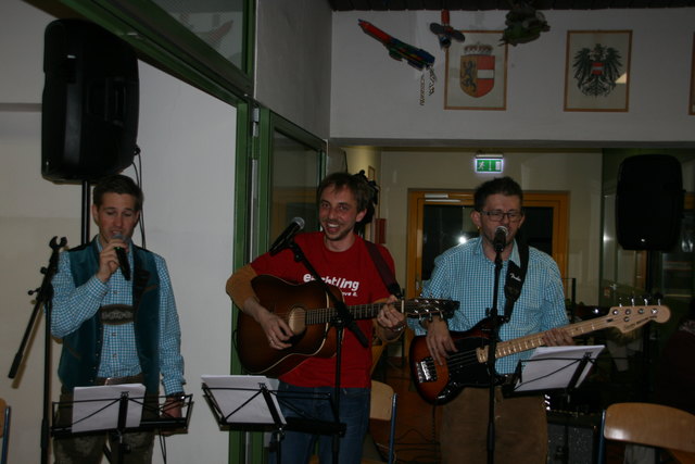Schlagerpartie: Gerhard Kremser, Gerold Fingerlos und Robert Ofner.