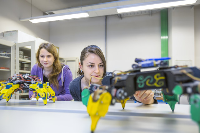 In der HTL Neufelden wird seit 25 Jahren Wissen zur Technik vermittelt. | Foto: Foto: privat