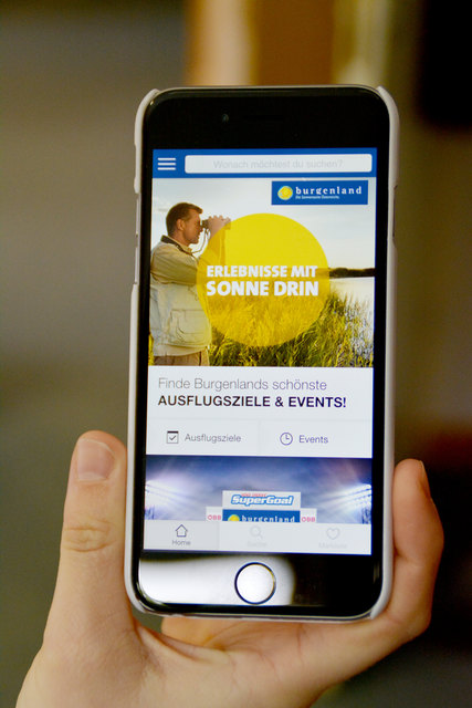 Der digitale Reiseführer durchs Burgenland als App am Handy.