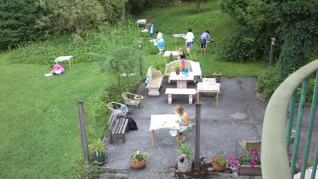 An verschiedenen Schauplätzen im Dunkelsteinerwald werden die Workshops abgehalten.