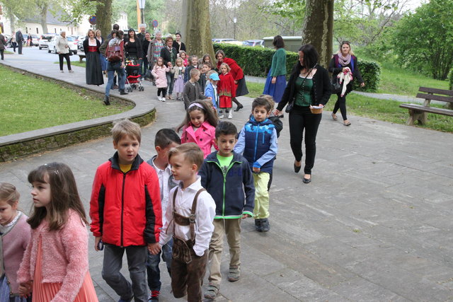 Rund vierzig Kinder nahmen an der Mitgestaltung der Messe teil