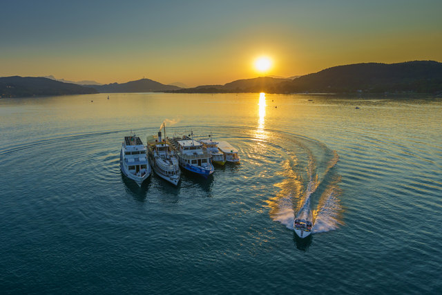 Paare, die das Ambiente des Wörthersees schätzen, können an Bord eines der Wörthersee-Schiffe heiraten | Foto: Wörthersee Schifffahrt