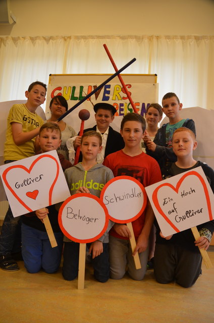 Schulfest mit Gullivers Reisen